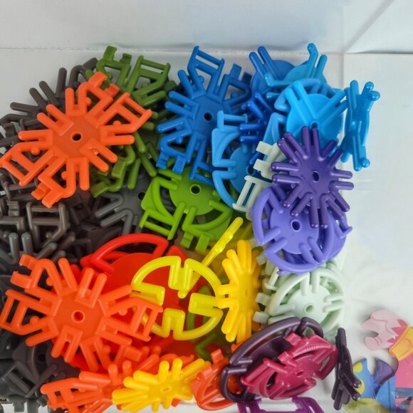 Large Lot Wendy's Smart Links Piece Plastic Building Toys Assorted Shapes - Picture 6 of 8